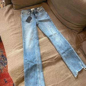 Paige Denim Cindy High Rise Straight Ankle